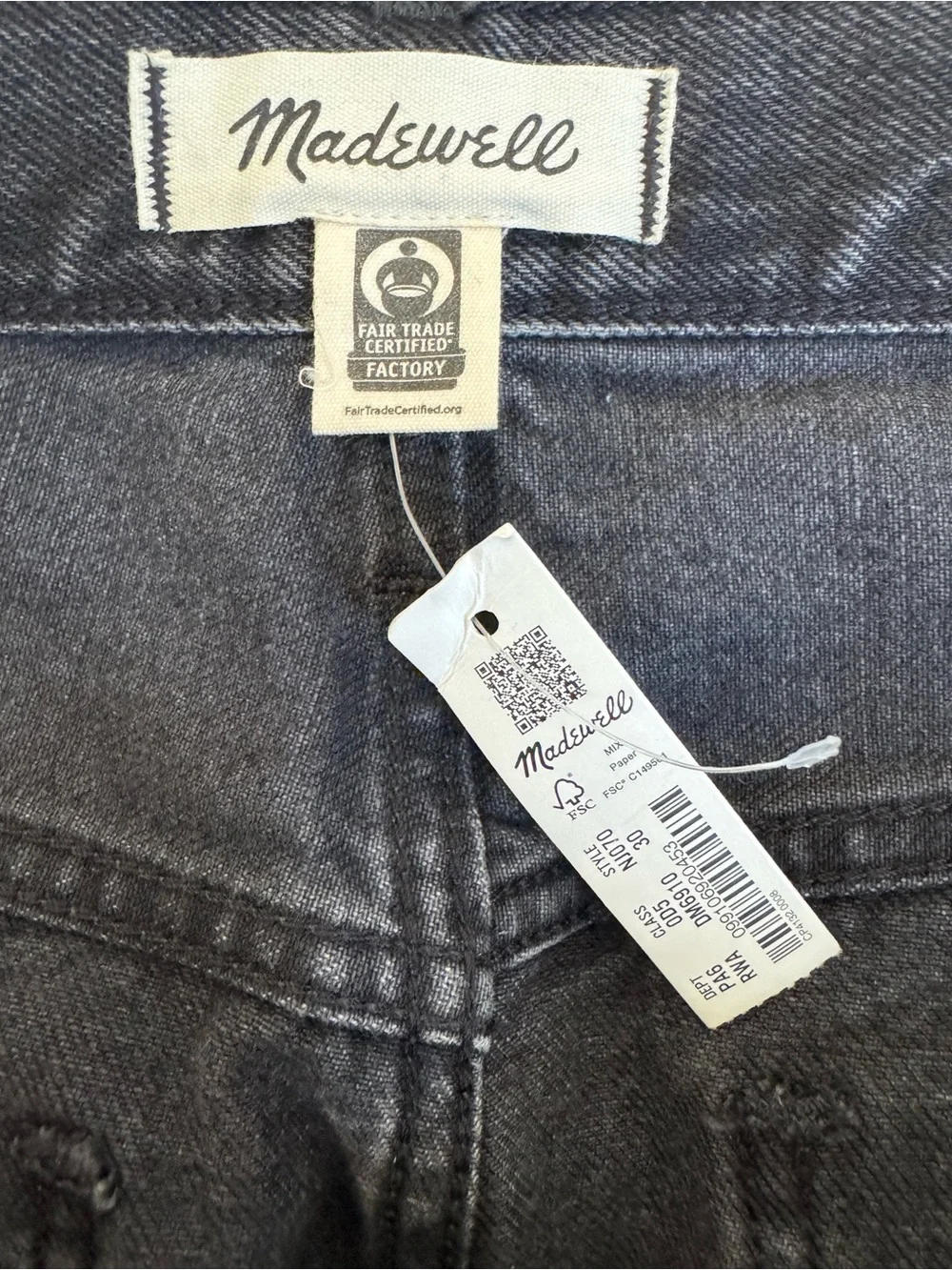 Madewell Baggy Jean Shorts NWT Reyburn Wash